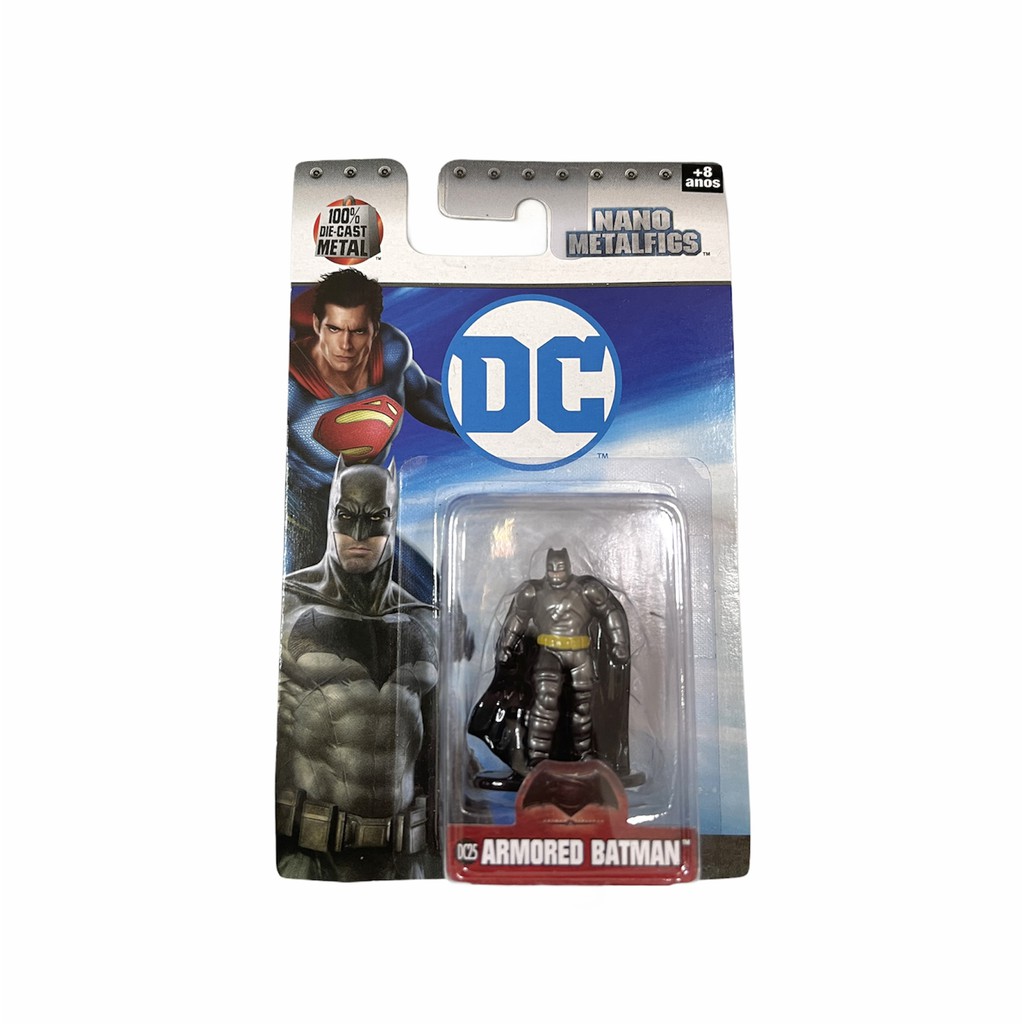 Nano Metalfigs - DC - Batman com Armadura / Armored Batman - 100% Die Cast  Metal - Jada Toys / DTC Toys