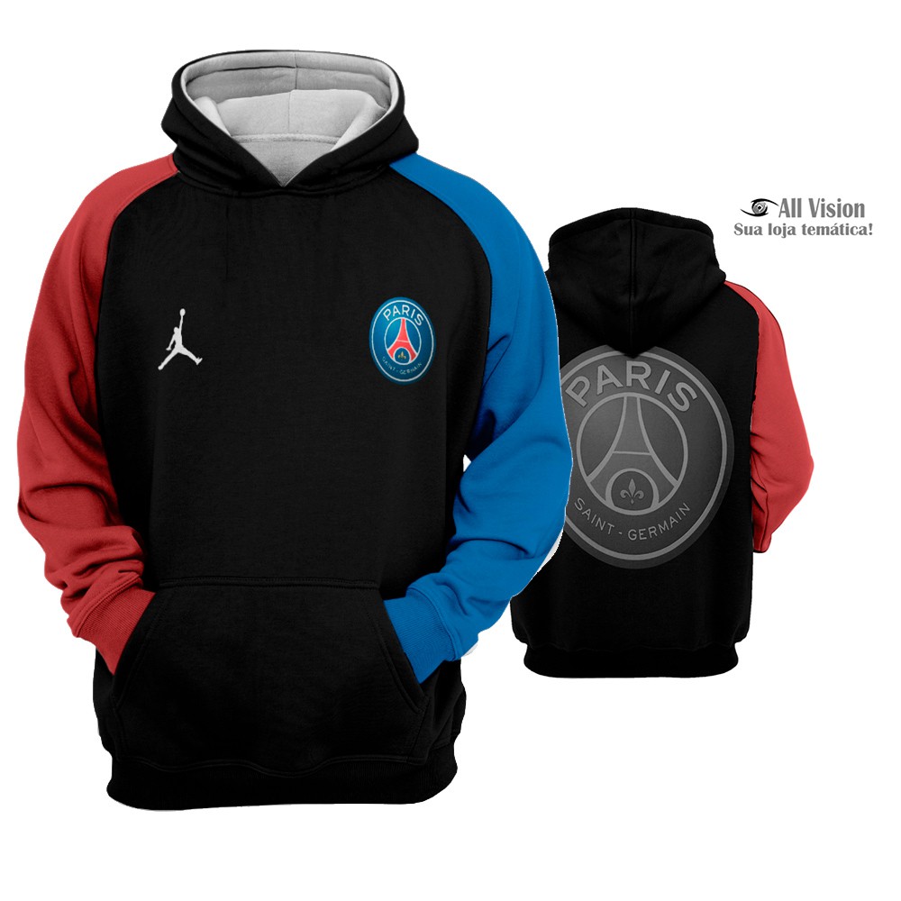 Blusa moletom best sale psg jordan