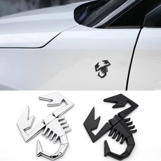 Alloy Novo Adesivo De Proteção 3D Em Forma De Escorpião Crachá Emblema Traseiro Para FIAT ABARTH TC Boano Simca Berlinetta Alfa Romeo