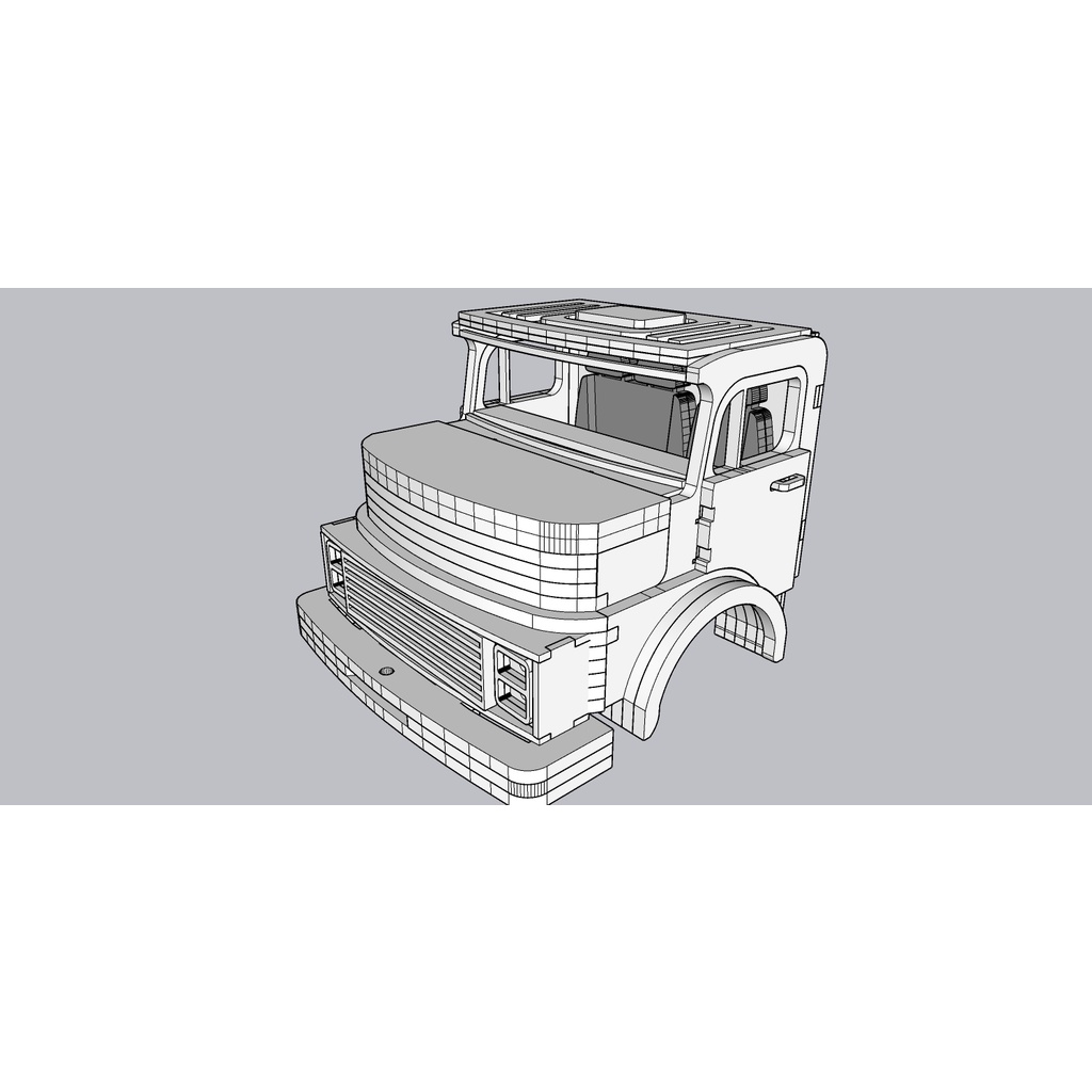 como desenhar um caminhão 1113 toco 