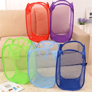 Cesto Organizador Grande Para Roupas e Brinquedos Dobrável Furadinho Multiuso Roupa Suja 40*40*70CM