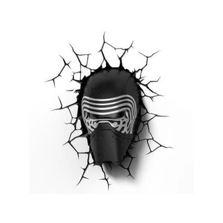 Luminária 3D Star Wars Máscara Kylo Ren
