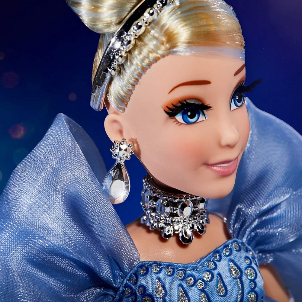 Ooshies Bonecas Princesas Da Disney Cinderela De 10 Cm - Alfabay