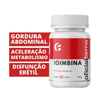 Ioimbina (Yohimbine) 5Mg 60 Doses Oficial Farma Matéria Prima Importada