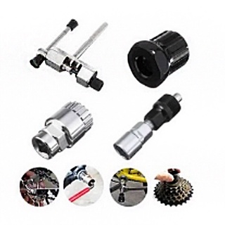 Kit Chave Bike Corrente Extrator Pedivela Movimento Central Roda Livre R-21