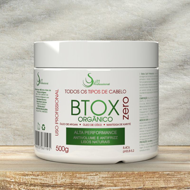 BTOX Botox Orgânico Suitt 500g | Shopee Brasil