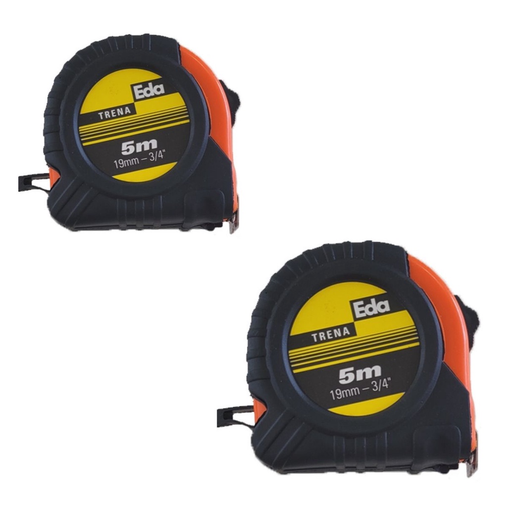 Kit 2 Un. Trena Corpo Emborrachado Metro e Polegada 5m x 19mm ...