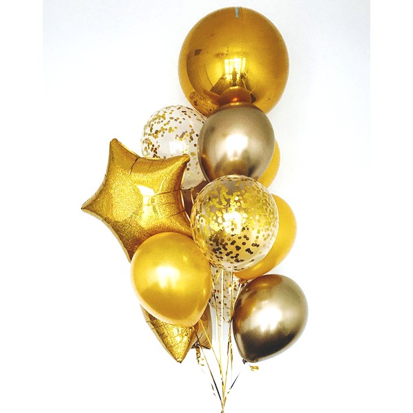 Balão Bexiga Dourado na Black Friday 2025 | BuscaProdutos