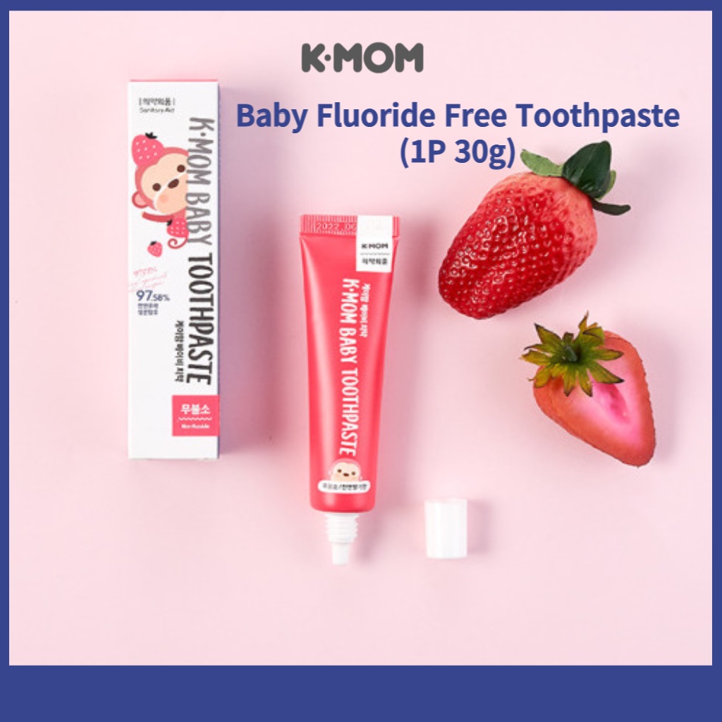 K-Mom Creme Dental Infantil/Pasta De Dente Orgânico/Não Fluorinho/Mamãe ...
