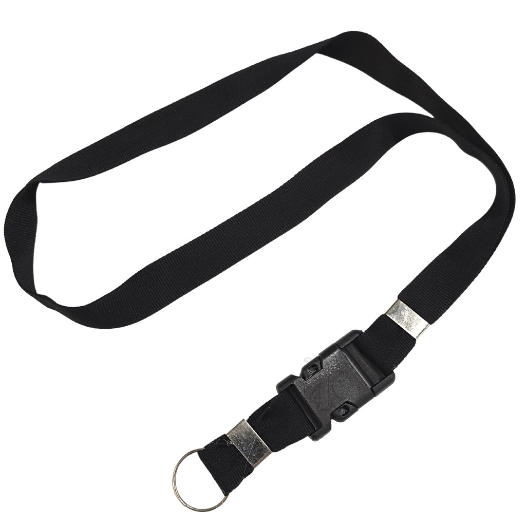 Chaveiro Cordão Cracha Moto Carro Tirante Atacado Preto Liso Engate Tic Tac Fecho