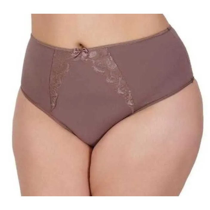 Calcinha hot pant plus size em algodão que veste do 48 até o 58