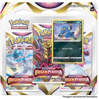 BLISTER TRIPLO ORIGEM PERDIDA ESPADA E ESCUDO 11 | Shopee Brasil