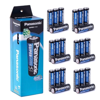 Kit Pilhas AA Panasonic 52 Unidades Super Hyper Anti Vazamento