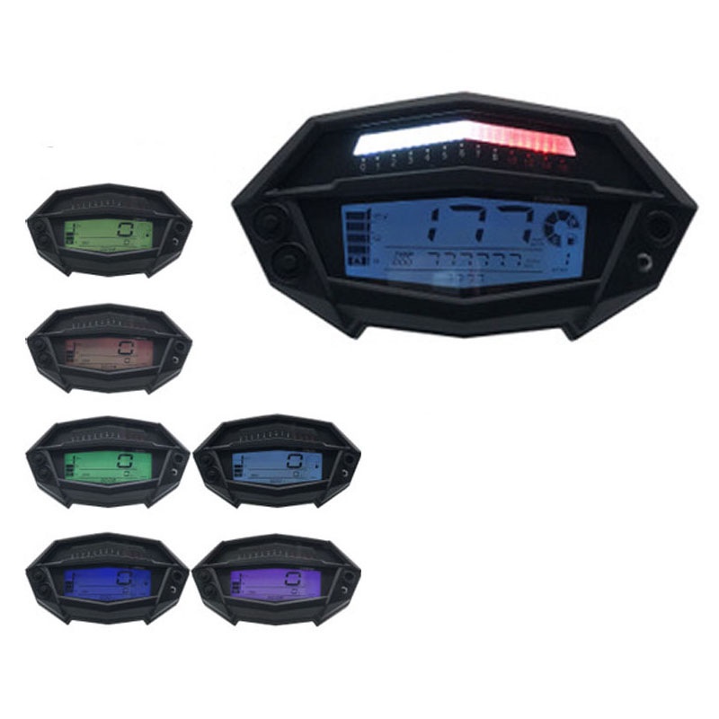 Motocicleta Modificada Instrumento LCD Digital Universal Kawasaki Z1000