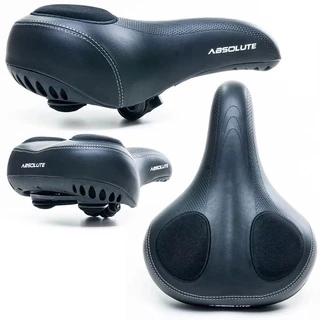 Selim Banco para bicicleta bike em gel modelo 2 Elast. Confort City Beach marca Absolute