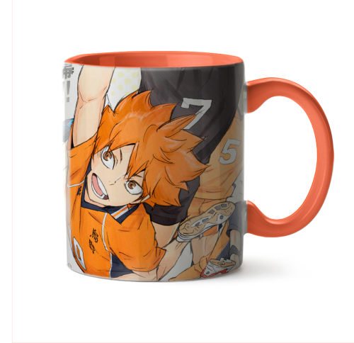 Caneca Haikyuu Nome Personalizado Promoção Volei Anime