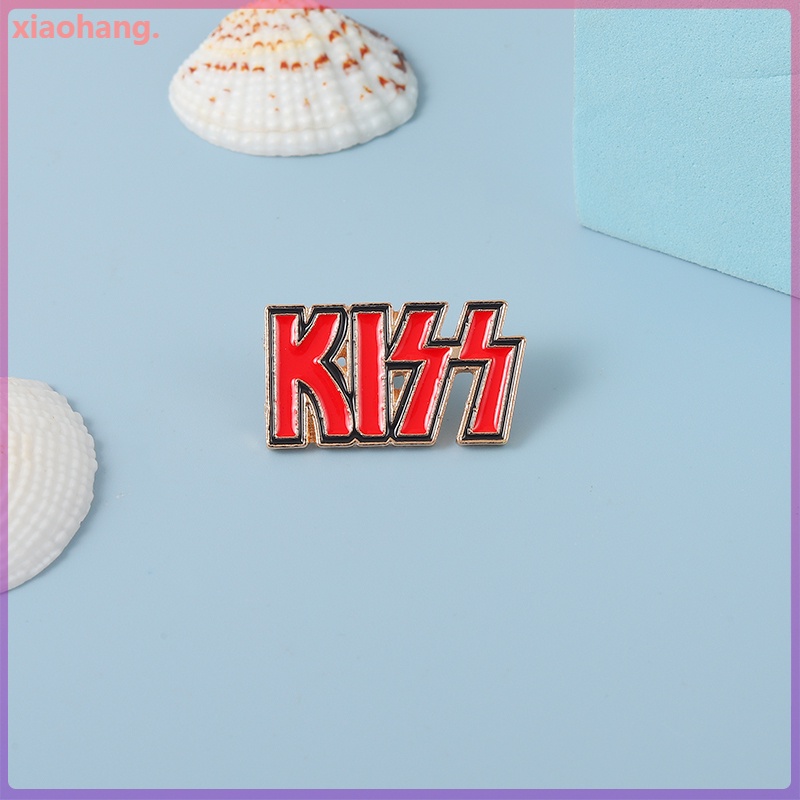 Animação Kiss Personagem Liga Broche Casal Romântico Lapela Alfinete Crachá Acessórios Jóias Presentes Para Amantes
