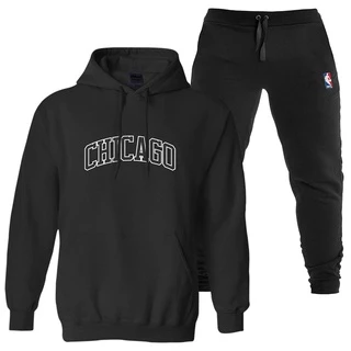 Conjunto Moletom Chicago Escrito Plus Size