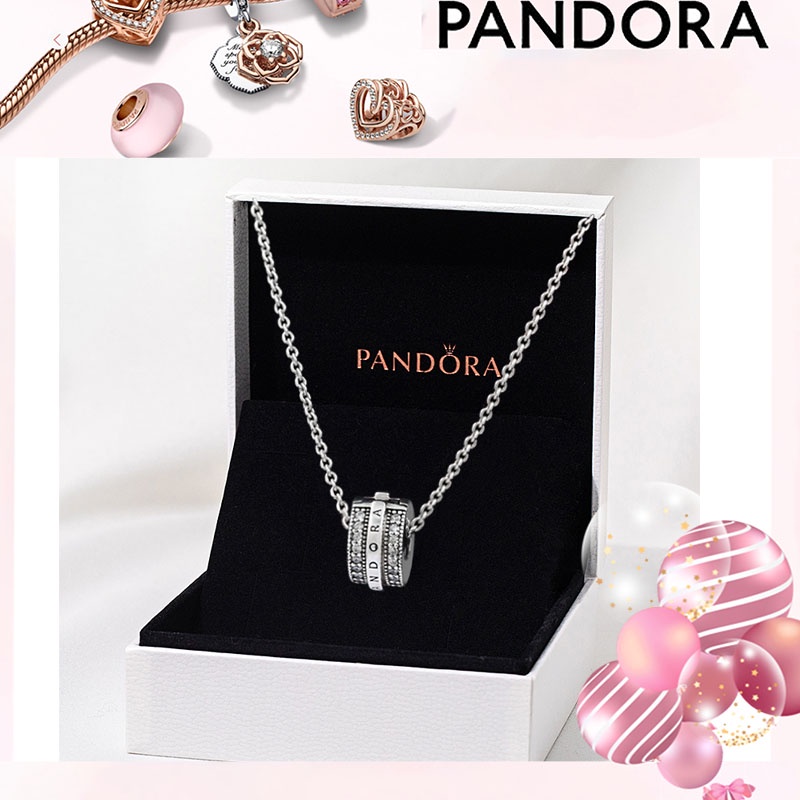Pandora 925 prata colar,Moda feminina jóias acessórios | Shopee Brasil