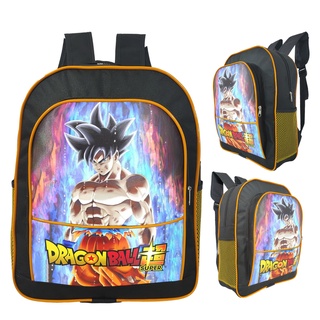 Dragon ball z mochila para meninos e meninas, saco de escola colorido,  capacidade, impermeável, desenhos animados, anime