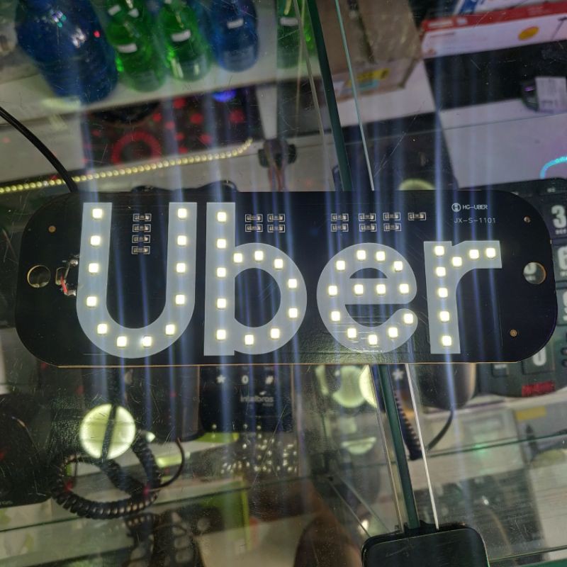 Placa de LED para Uber | Shopee Brasil