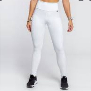 Legging Branca NÃO É TRANSPARENTE   - BeFit Vestuário