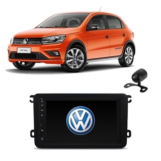 Kit Central Multimidia MP5 MP8 Gol G7 + Moldura + Camera Espelhamento Ios E Android