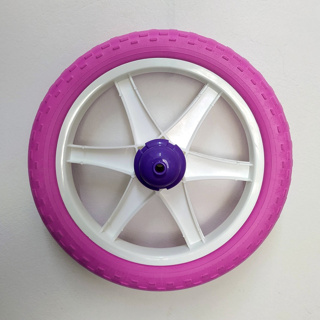 1 Roda Eva Aro 12 Bicicleta Infantil Branco Uva | Shopee Brasil