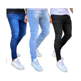 Kit 4 Calça Jeans Masculina Skinny com Lycra (02050911) - ROTA 77