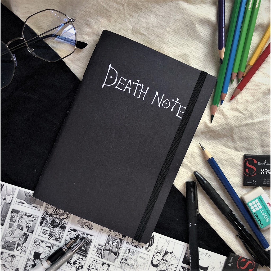 Sketchbook Death note, para desenhos e anotações ou scrapbook , você ...