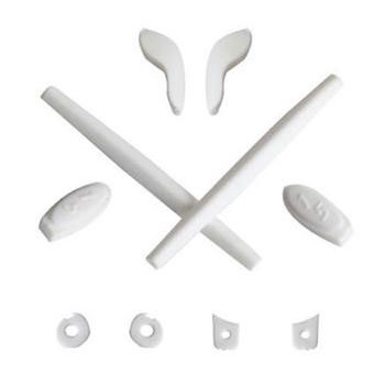 Jogo De Borrachinhas Juliet Na Cor Branca