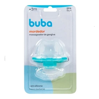 Mordedor Com Massageador De Gengiva Azul 6756 - Buba