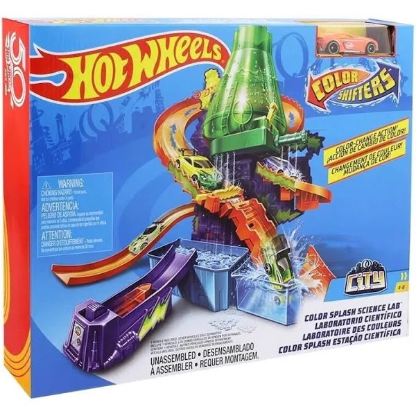 Pista Hot Wheels City Estação Cientifica Color Shifters - Mattel
