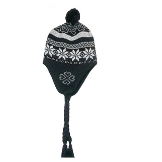 1 Gorro Peruano Adulto em Lã Coya Chullo Chaves Touca Boliviana