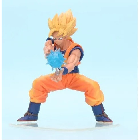 Boneco Dragón Ball Goku Prata 16cm Coleção Brinquedo - Araujo