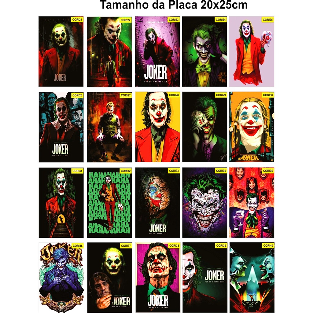 Placa Decorativa Comic Arlequina Coringa 40X60Cm em Promoção na Americanas