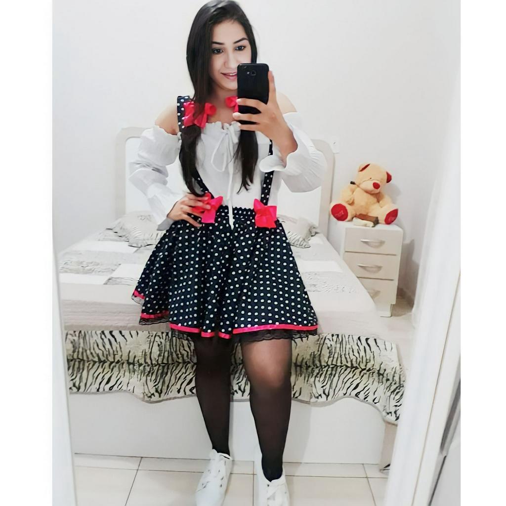 Conjunto xadrez vermelho quadriculado moda gringa cropped e saia aesthetic  blogueira colegial suplex