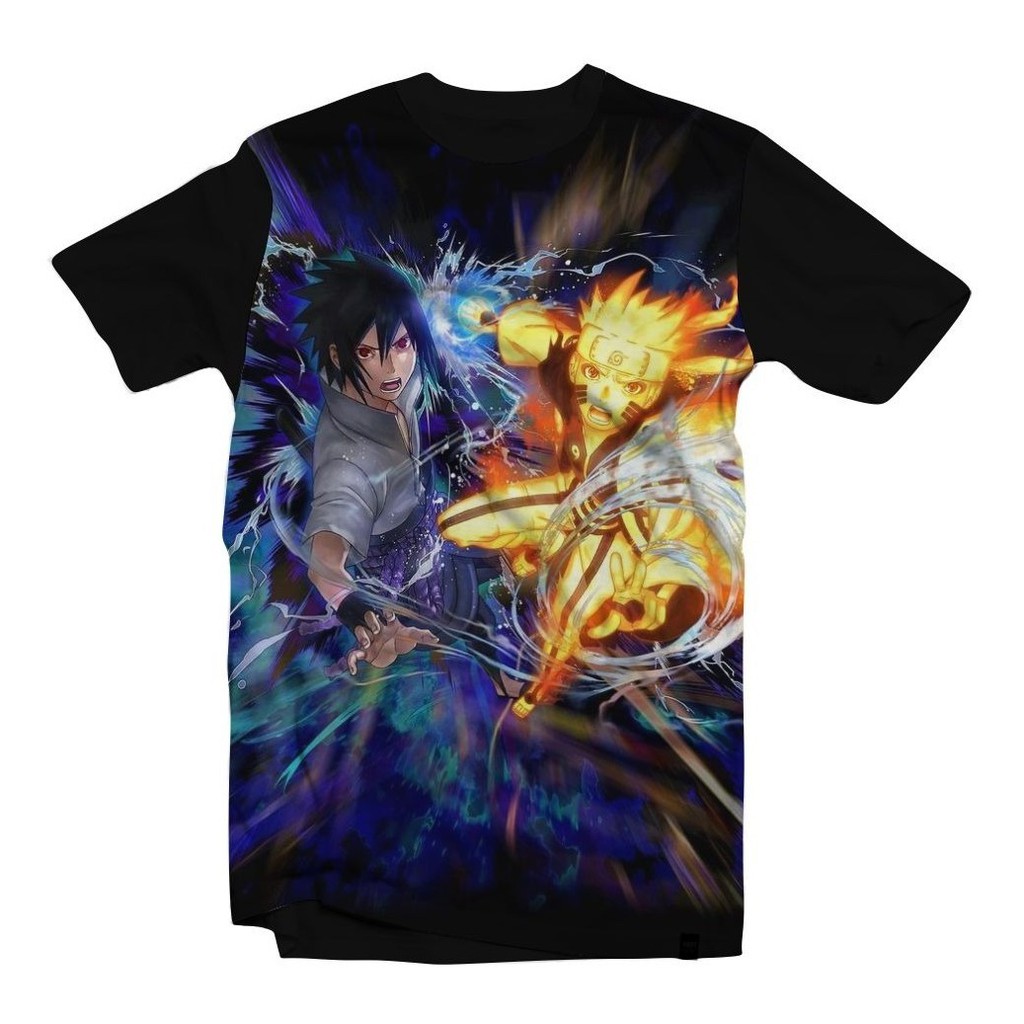 Camiseta Camisa Personalizada Sasuke Naruto Geek Anime Hd 01 com o Melhor  Preço é no Zoom