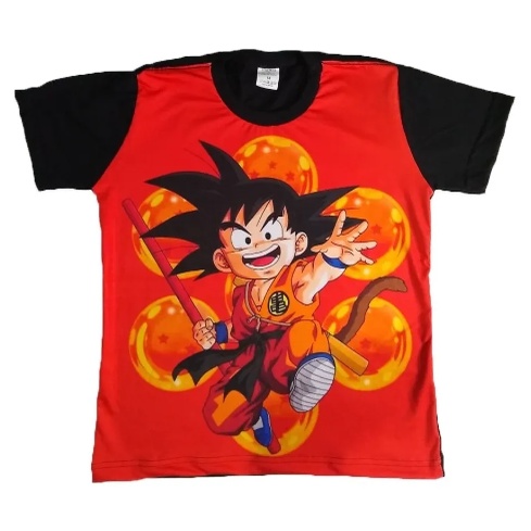 T-SHIRT QUALITY Goku criança R$50,23 em