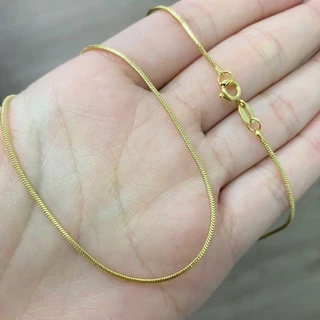 Colar Feminino De Ouro Rabo De Rato 1,2mm 45cm Banhado a Ouro 24k Choker Corrente em Oferta na Shopee