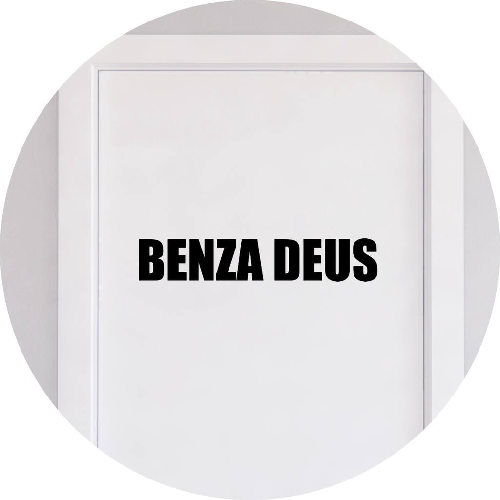 Adesivo Para Porta Benza Deus | Shopee Brasil