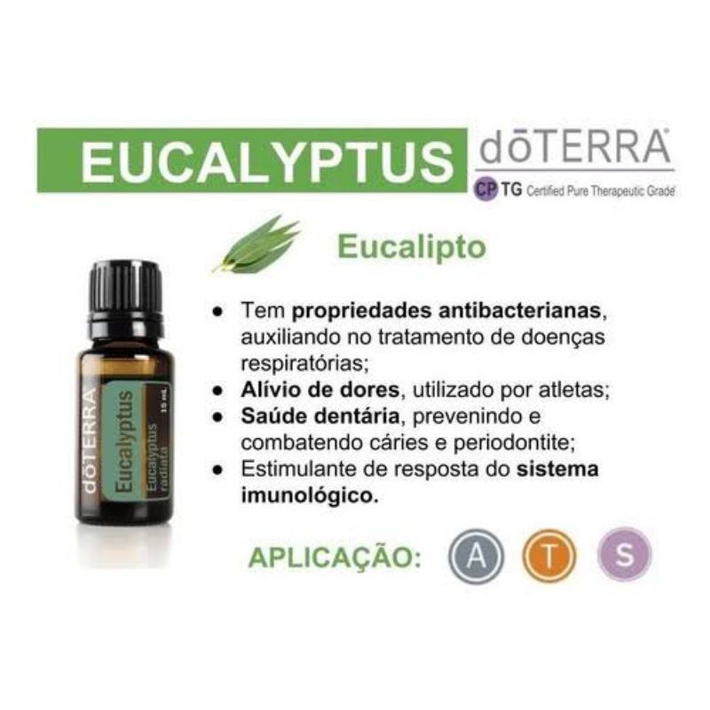 Doterra óleo essencial de eucalipto (eucalyptus) 100% puro e original ...