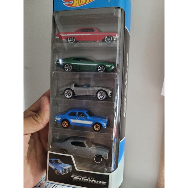 Pack De 5 Hot Wheels - Fast And Furious - Velozes E Furiosos