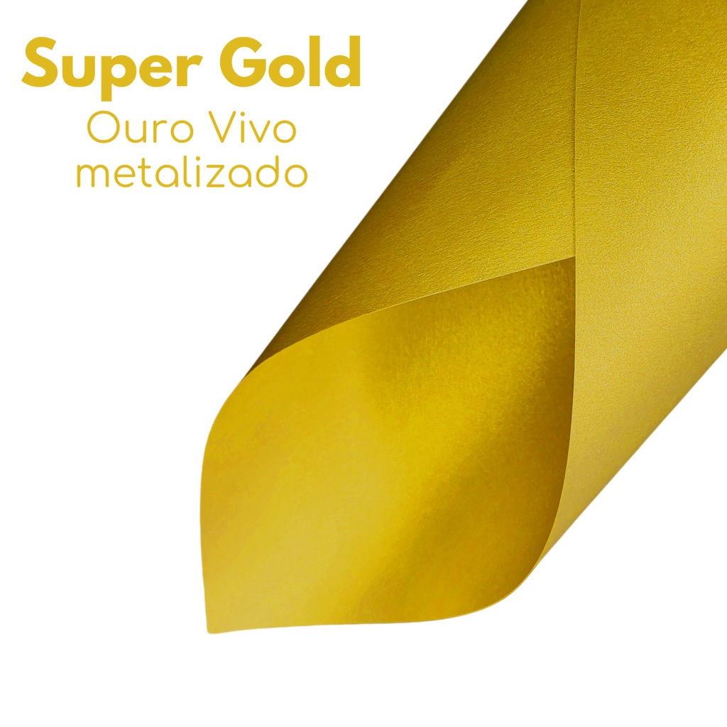 Papel Curious Metallics 120g ou 300g (9 Fls A4) Super Rose Gold Leaf ...