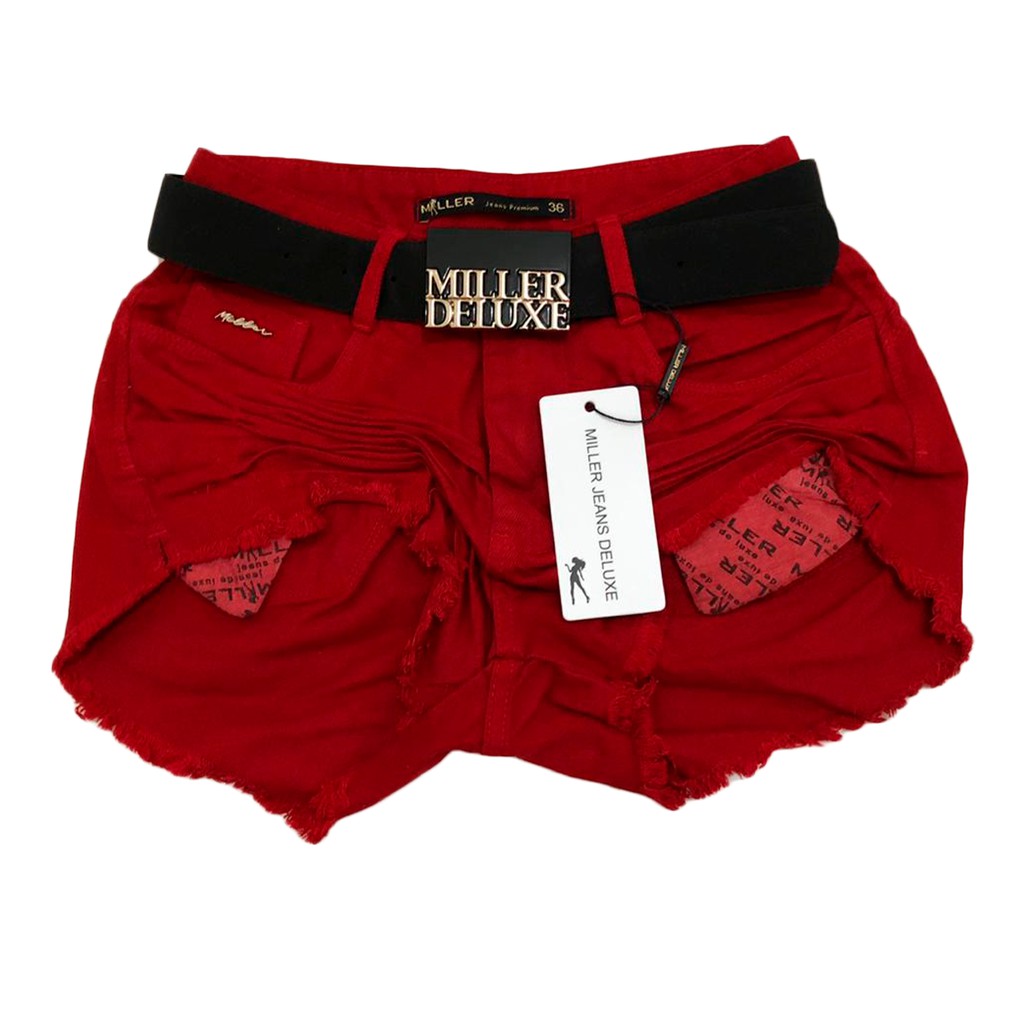 Short feminino - Vermelho - MYROFICIAL