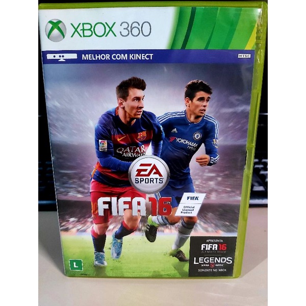 Fifa 16 Xbox 360 Jogo Original Mídia Física Futebol Game Top