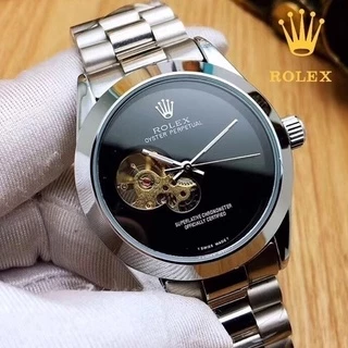 Relógio Masculino Automático Mecânico Luxo Negócios Pulseira De Aço Melhor Preço Novo ROL