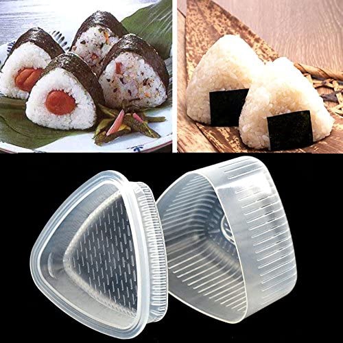 2X Forma Triangular Molde De Sushi Bola De Arroz Onigiri Ferramenta De Bento Press Maker