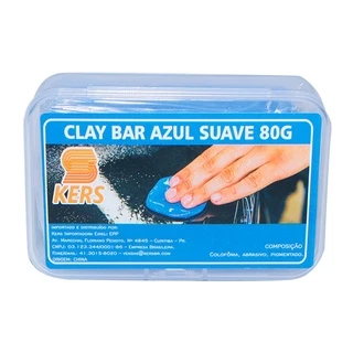 Barra Limpadora Clay Bar Azul Suave 80g (Kers)