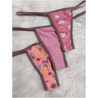 Kit 30 Peças Calcinha Fio Dental Furacão Tanga Sexy Lingerie